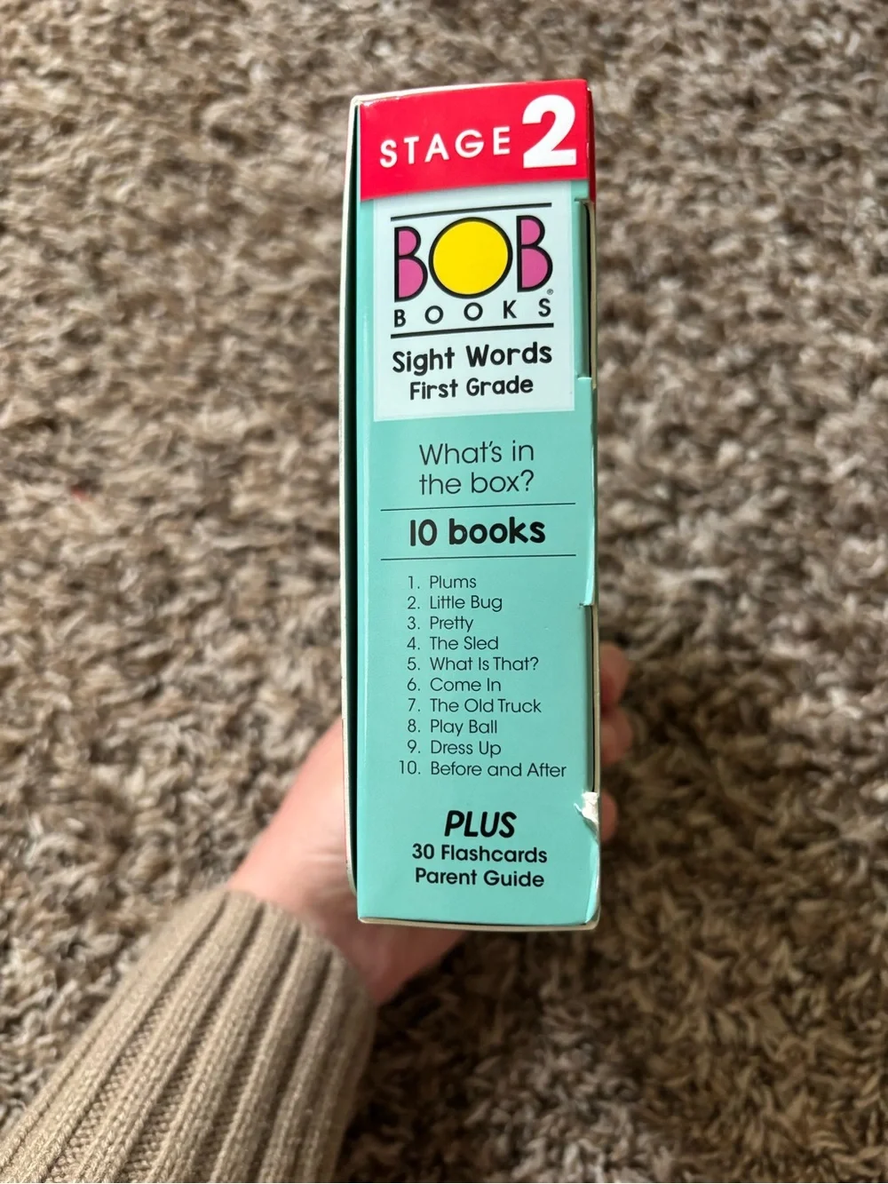 Scholastic Bob Books Sight Words First Grade- Stage 2 Emerging Reader